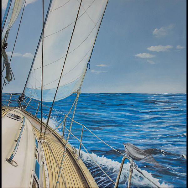 Sailing I 80x80